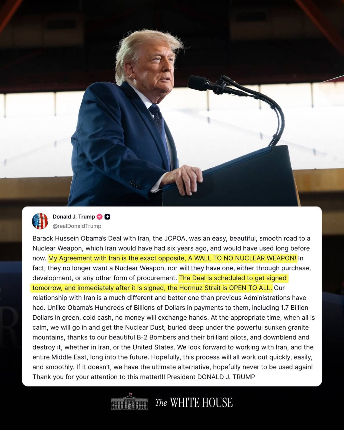 Barack Hussein Obama’s Deal with Iran, the JCPOA, was an easy, beautiful, smooth road to a Nuclear W...