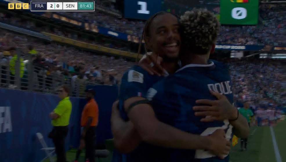 🇫🇷💫 GOAL!!! GOAL!!! IT’S TWO AND IT’S BRADLEY BARCOLA, WHAT A STAR!!!
FRANCE DOUBLE THEIR LEAD!!!...