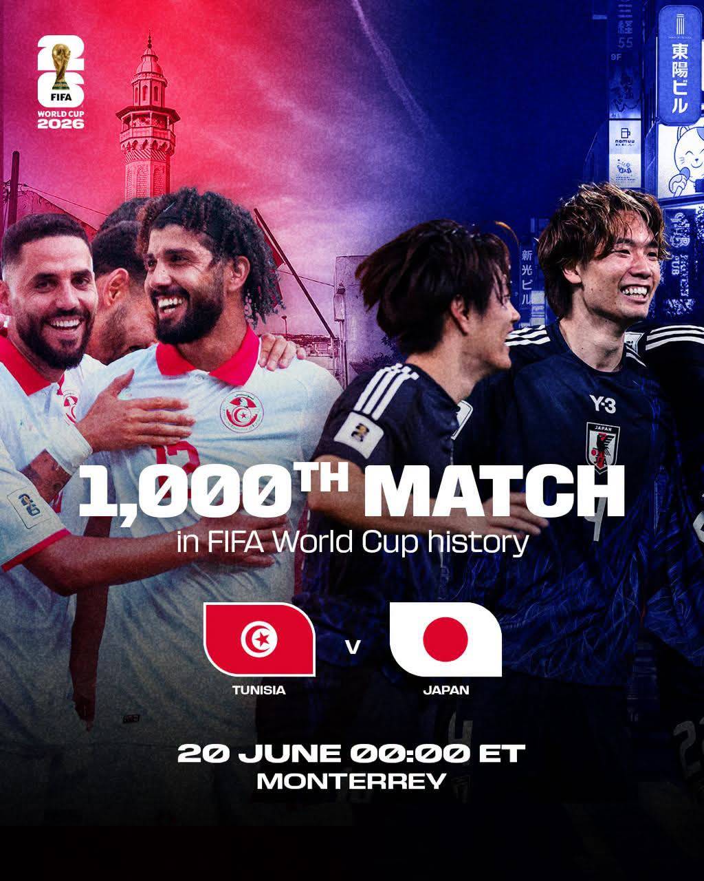 History beckons.
The 1,000th FIFA World Cup match takes place today in Monterrey! ๐