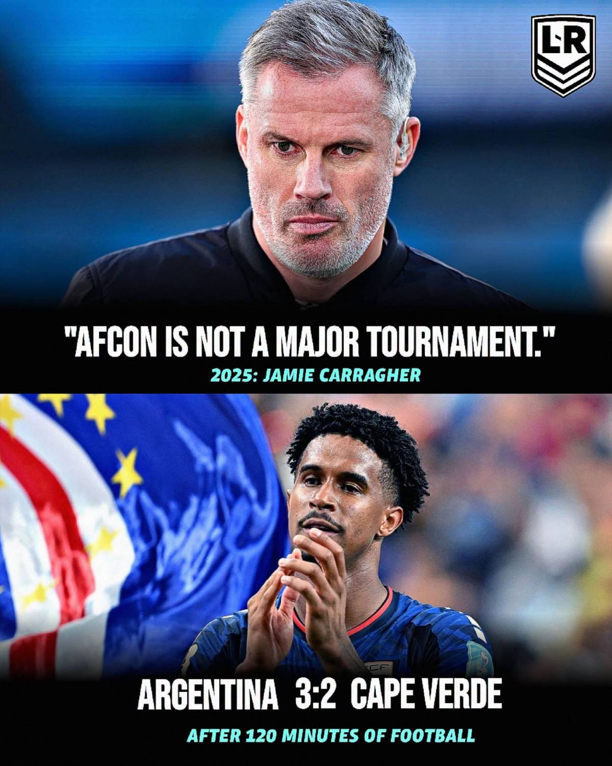 In 2025, Jamie Carragher said, "AFCON is not a major tournament."
Today, AFCON nation Cape Verde, r...