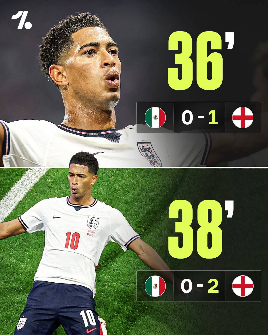 Mexico hadn't conceded a goal at the 2026 World Cup... then Jude Bellingham showed up ๐ซฒ๐ซฑ
An unbel...