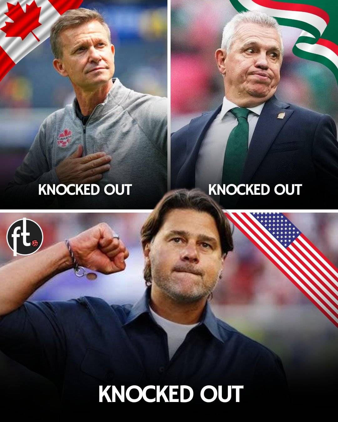 π¨ π’πππππππ: All of the host nations have now been knocked out of the World Cup:
πΊπΈ USA β
π¨π¦ Canad...