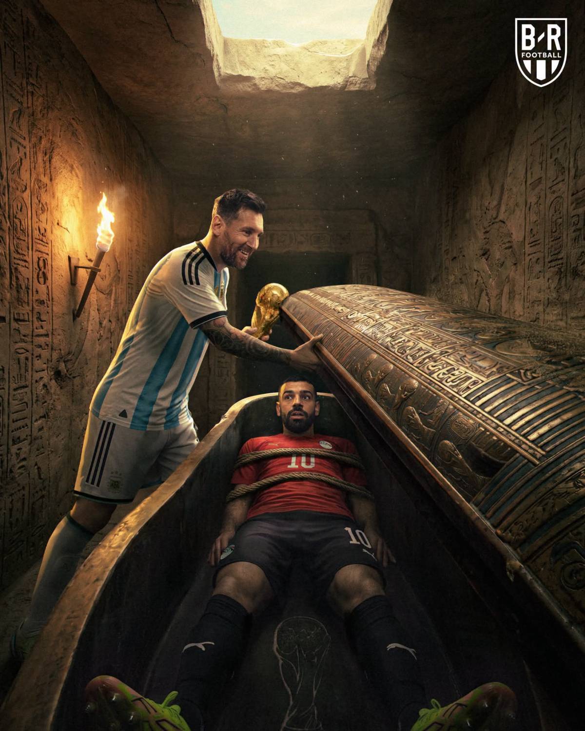 ARGENTINA COMPLETE THE REMONTADA TO BEAT EGYPT 3-2.
THE REIGNING CHAMPS ARE INTO THE QUARTERFINALS...