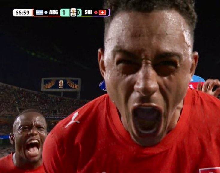 ๐จ๐จ| GOAL: NDOYE WITH THE EQUALISER!!!
Argentina 1-1 Switzerland