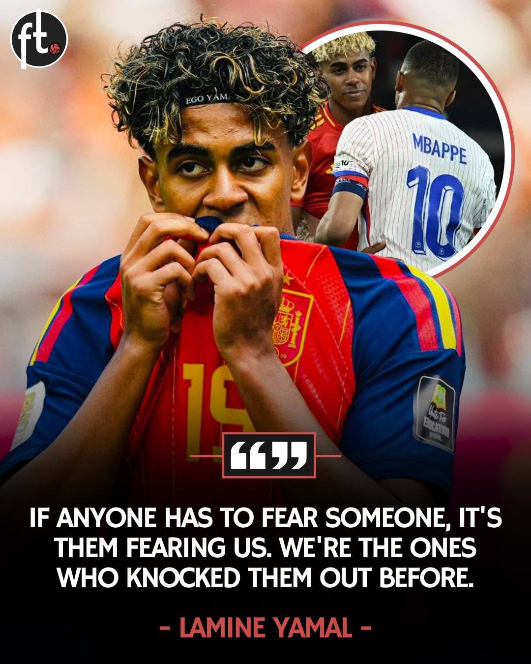 🚨 Lamine Yamal sent France a warning before the World Cup semi-final… and then Spain backed it up o...