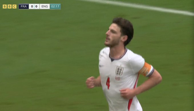 ๐จ๐จ| GOAL: DECLAN RICE GIVES ENGLAND THE EARLY LEAD WITH A GREAT STRIKE!
France 0-1 England