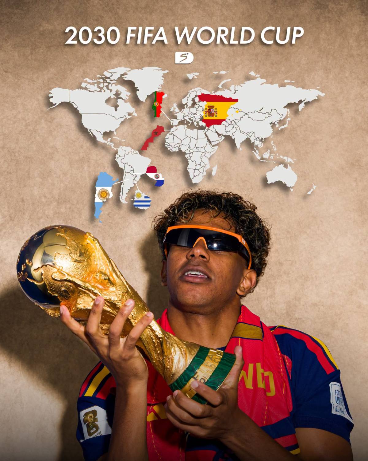 In 2030, ๐ช๐ธ Spain will be the ๐ณ๐ถ๐ฟ๐๐ ๐ฑ๐ฒ๐ณ๐ฒ๐ป๐ฑ๐ถ๐ป๐ด ๐ฐ๐ต๐ฎ๐บ๐ฝ๐ถ๐ผ๐ป๐ to host a FIFA World Cup ๐
๐ฒ๐ฆ Morocco, ๐ช๐ธ...