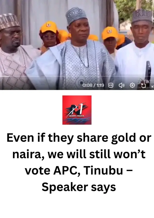 The speaker made the remark while discussing the political support for the APC and Tinubu, stressing...