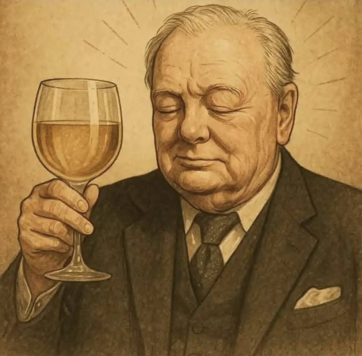 Winston Churchill once raised his glass and said:
“I prefer not to wish anyone health or wealth — bu...