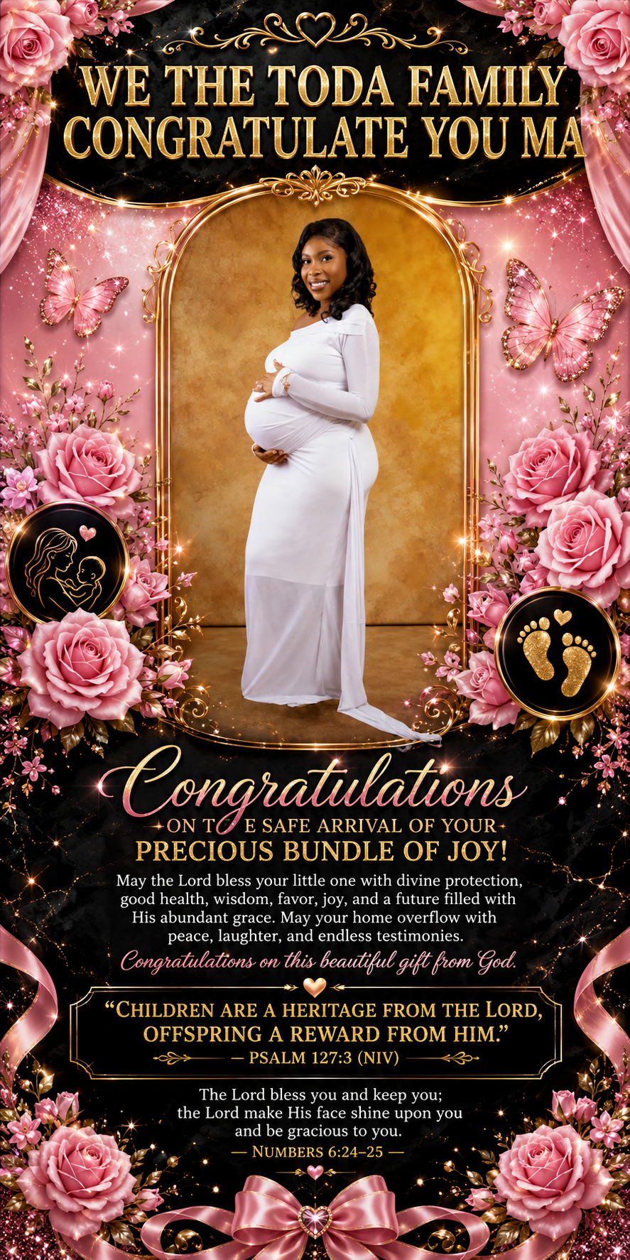 Congratulations ๐๐ ๐๐ma,baby you are welcome