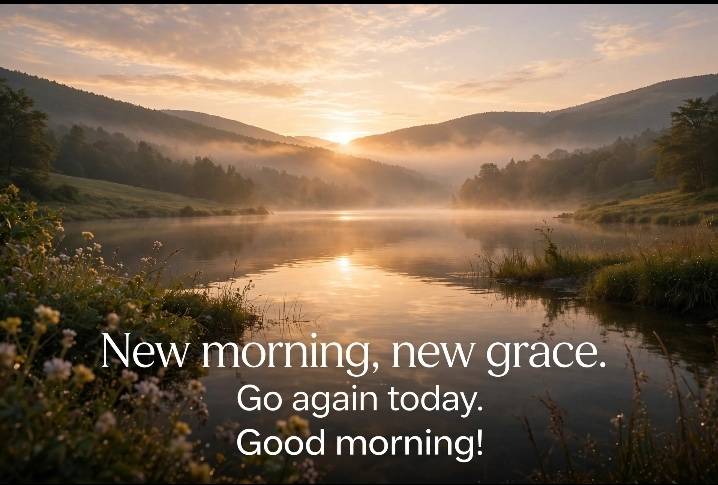 New morning, new grace. Go again today. Good morning! ☀️
#GoodMorning  #Blessed#Trending #LekeeLekee...