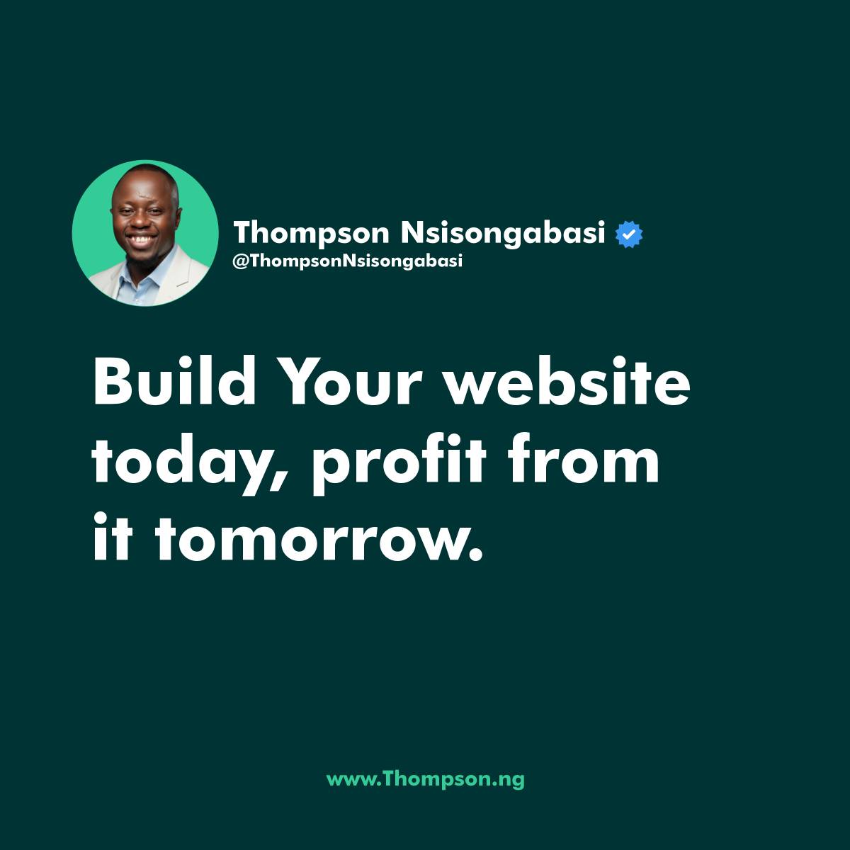 Post by Thompson Nsisongabasi