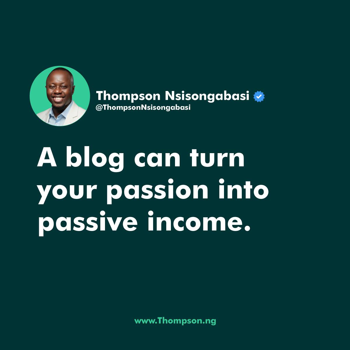 Post by Thompson Nsisongabasi