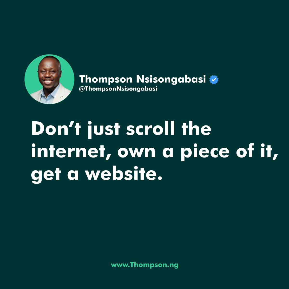 Post by Thompson Nsisongabasi