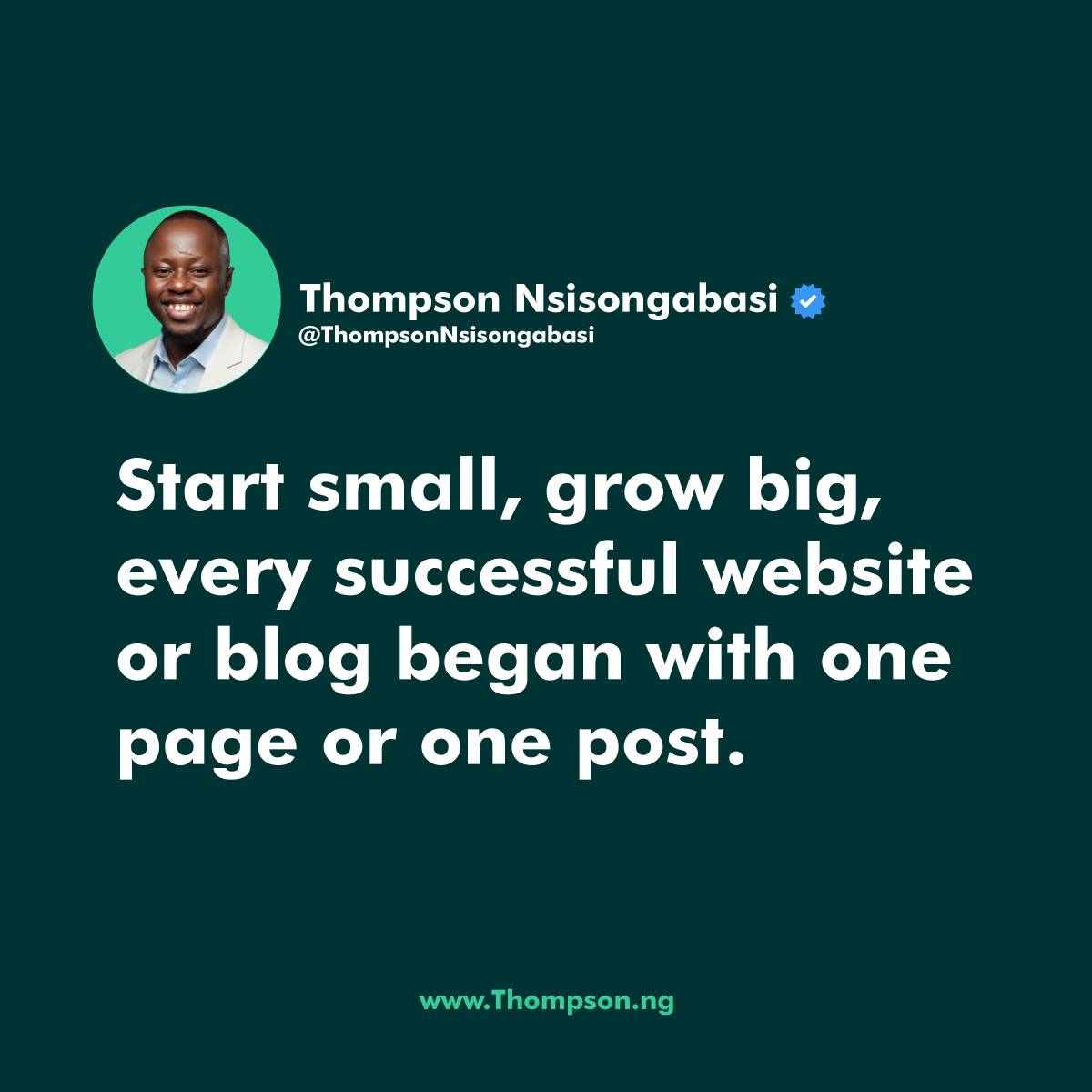 Post by Thompson Nsisongabasi
