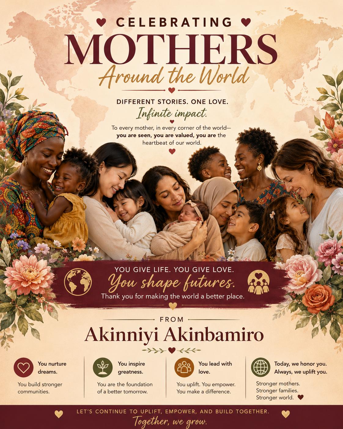 Happy Mother's Day to every amazing mom—your love, strength, and care make life beautiful! forever!!...