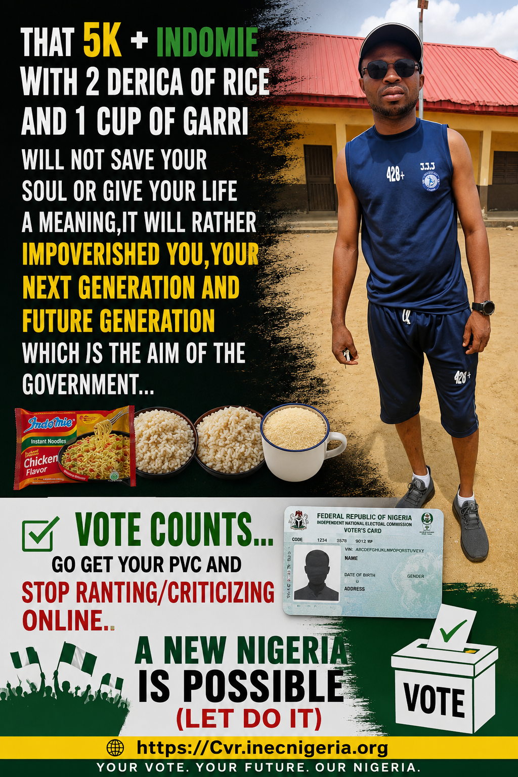 GO GET YOUR PVC NOW..