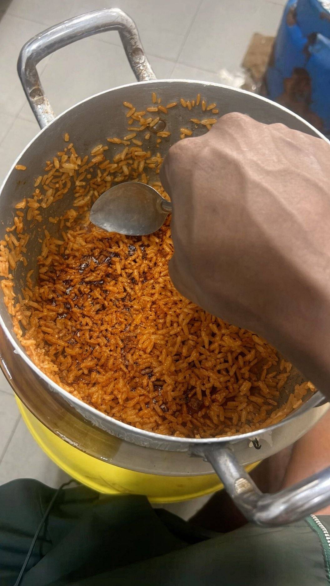 Call me broke, but this is the best part of the Jollof Rice.🥹