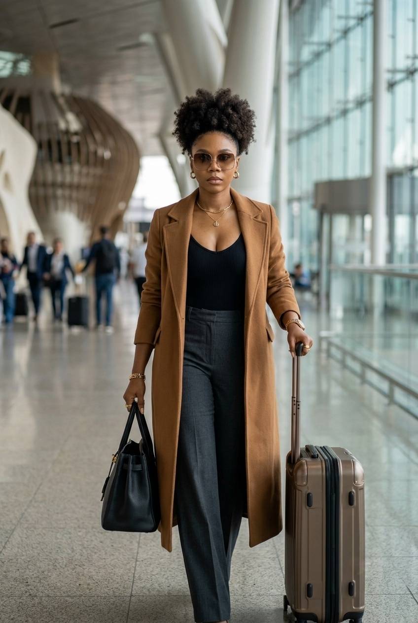 Luxury Airport Outfit Inspiration | What to Wear When Traveling in Style