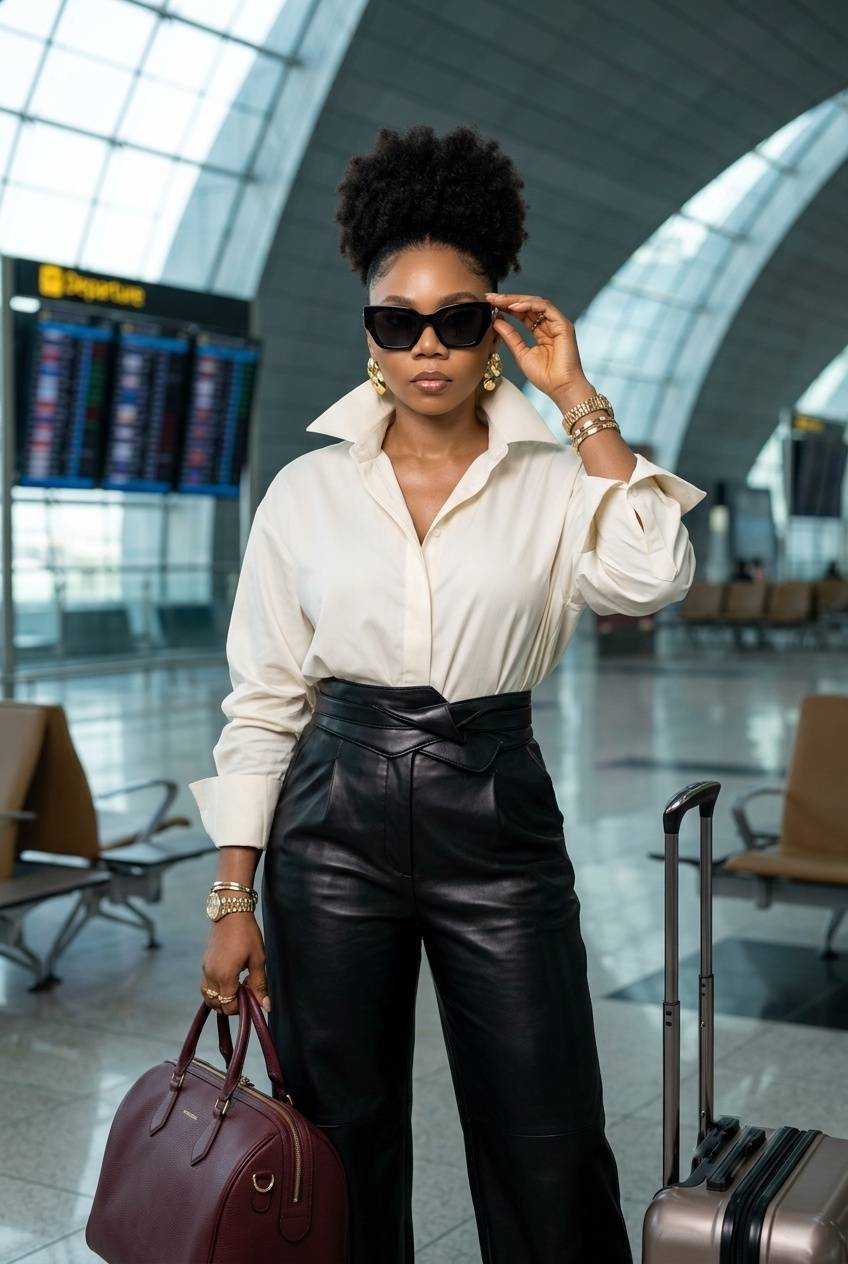 Airport Style for Women | Bold Luxury Travel Fashion Inspiration
