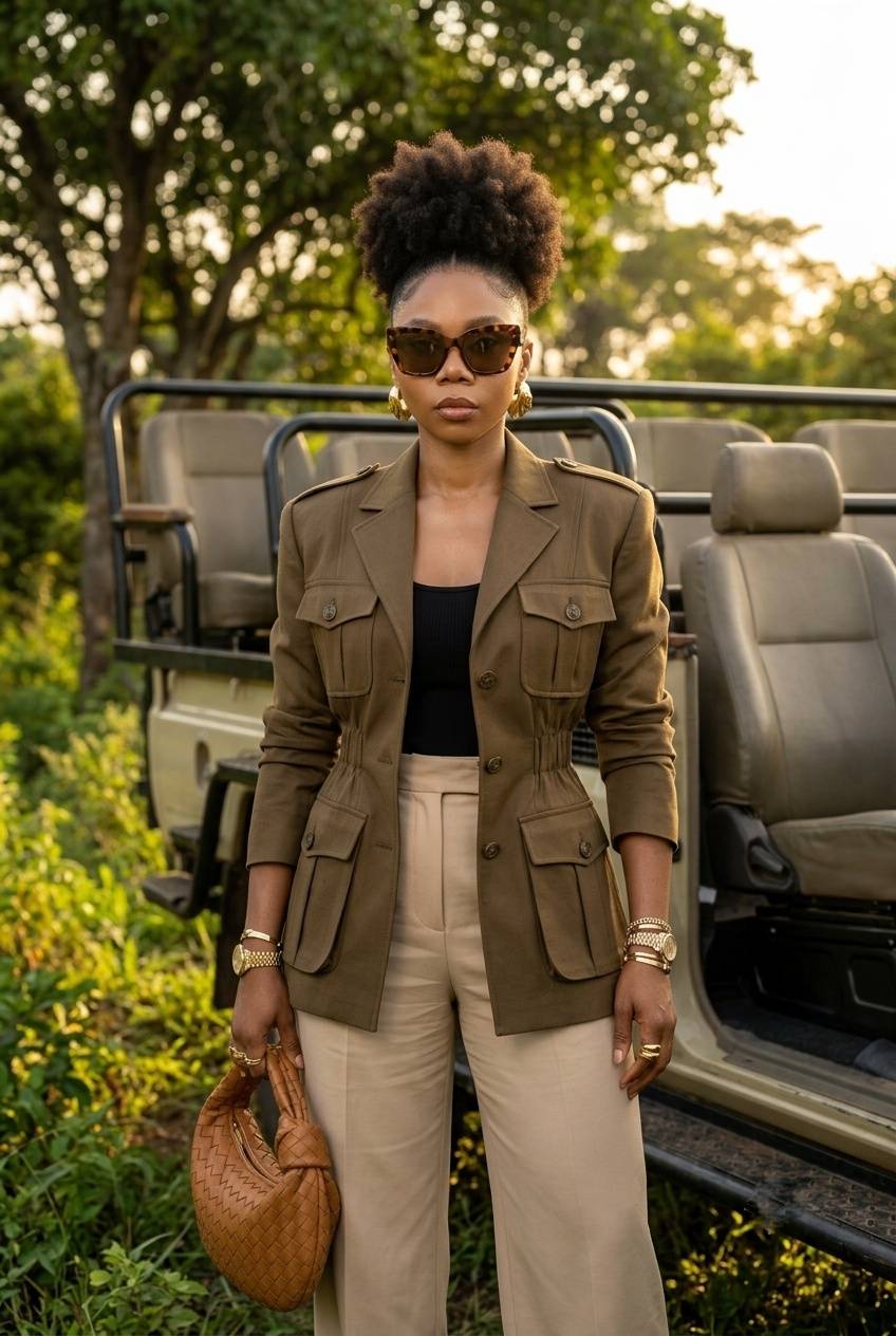 Luxury Safari Outfit Inspiration | Chic Wildlife Travel Style