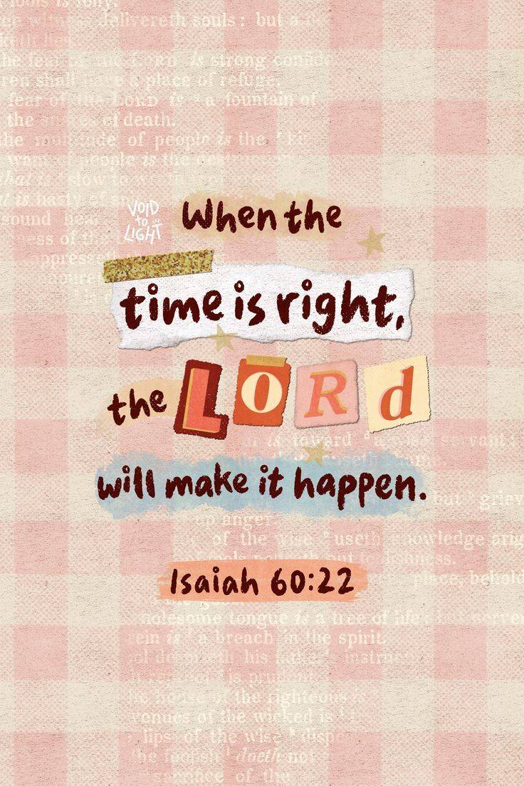 God's plan. 🙌