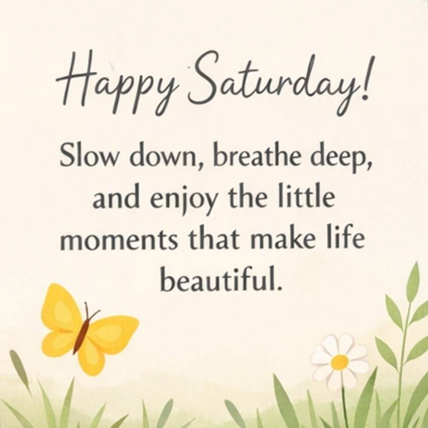 Happy Saturday fam! 💕