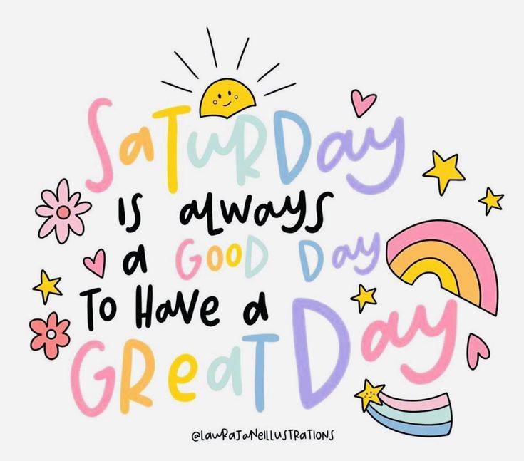 Happy Saturday Fam! 💕