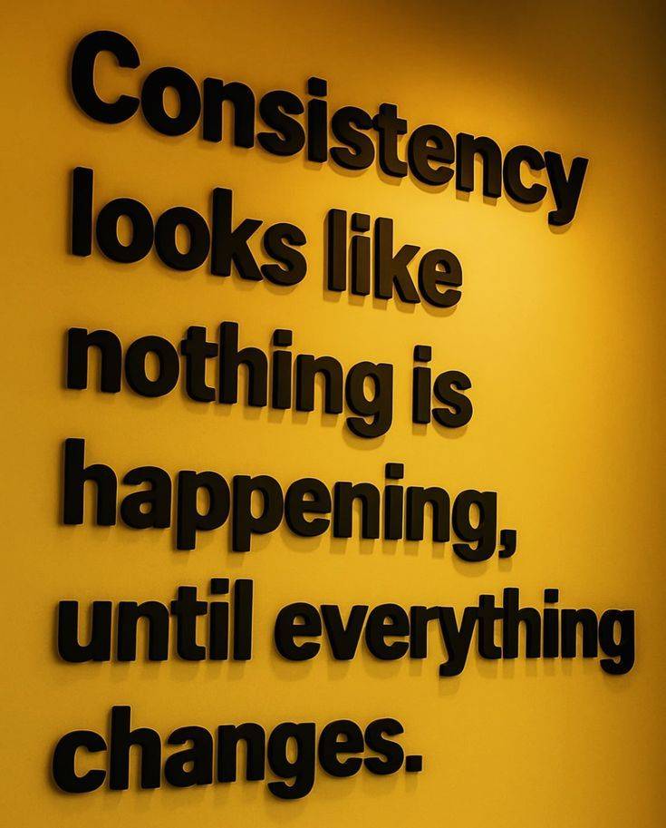 Embrace the process. 💯