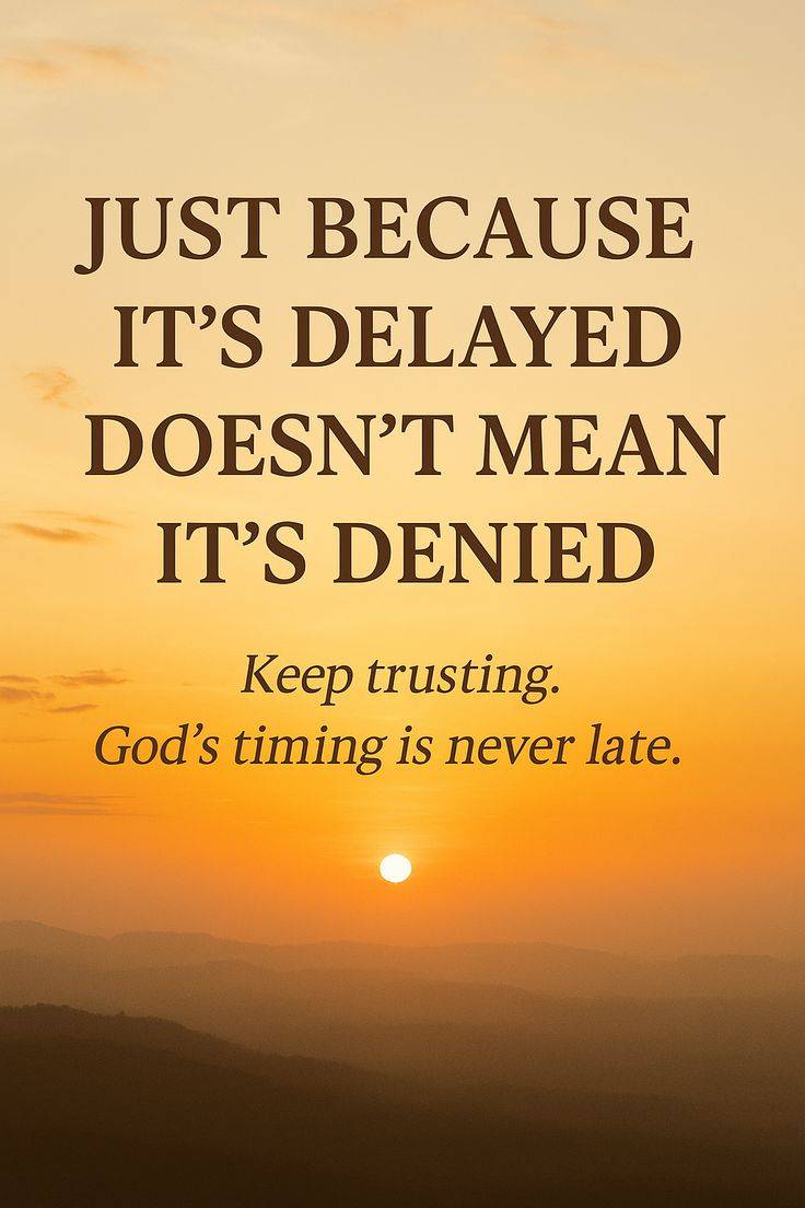 Keep the faith. Amen. ๐