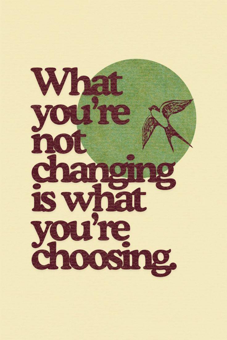 Sometimes the hardest choice is staying the same. What’s one thing you’re choosing to change before...