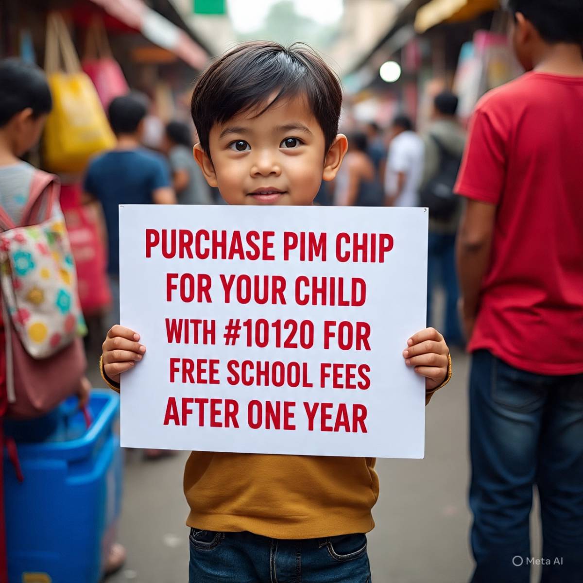With one PIM chip card in a family, it can take of so many thing like education, health, and other...