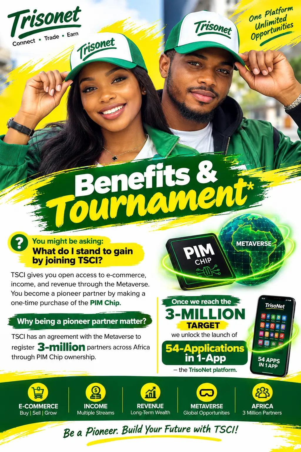 Secure your PIM card today.
This is strong confirmation that Trisonet PIM card is your financial gat...