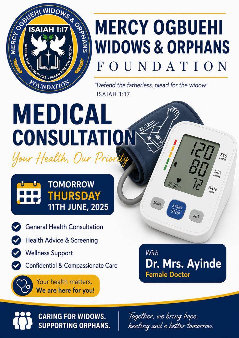 Our Monthly Free Consultation holds tomorrow at the Foundations Premises.
For more info: 09060004406...