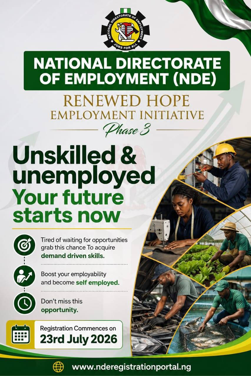 The Federal Government has launched the online registration portal for Phase III of the Renewed Hope...