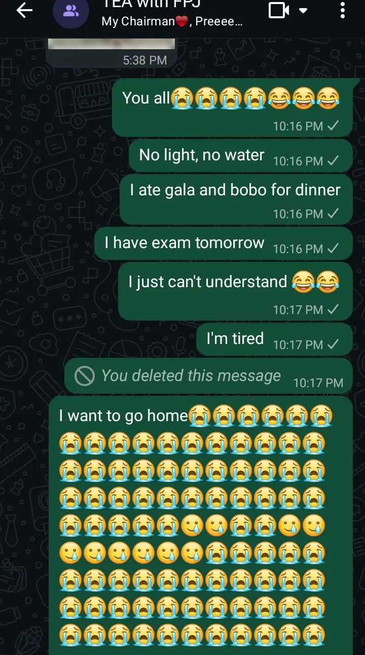 What my eyes saw on this day๐๐๐
It was not funny then o๐๐๐
Complain wan finish last born#Lekee...