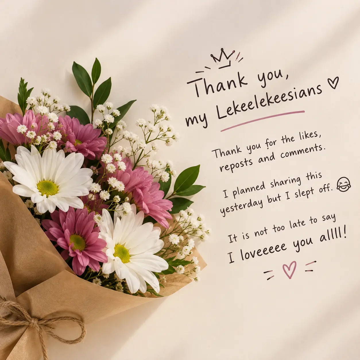 Thank you my Lekeelekeesians ๐๐๐๐
#Trending #Viral #njc