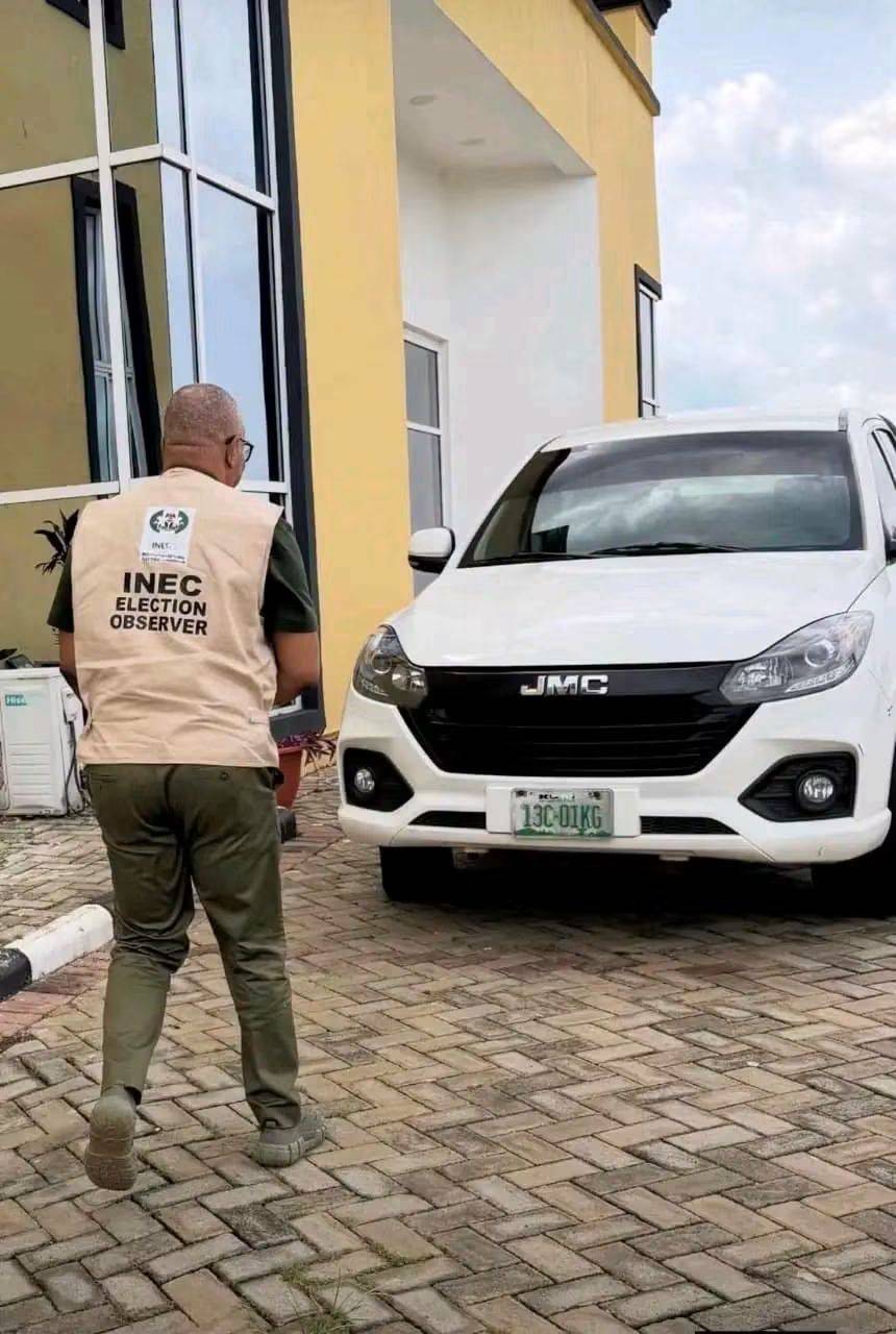 Edo state APC chairman who is a Professional Election Rigger now INEC Observer.
If Nigerians don't...