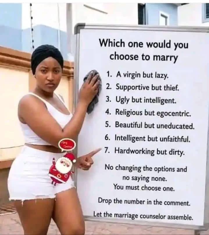 Choose one men