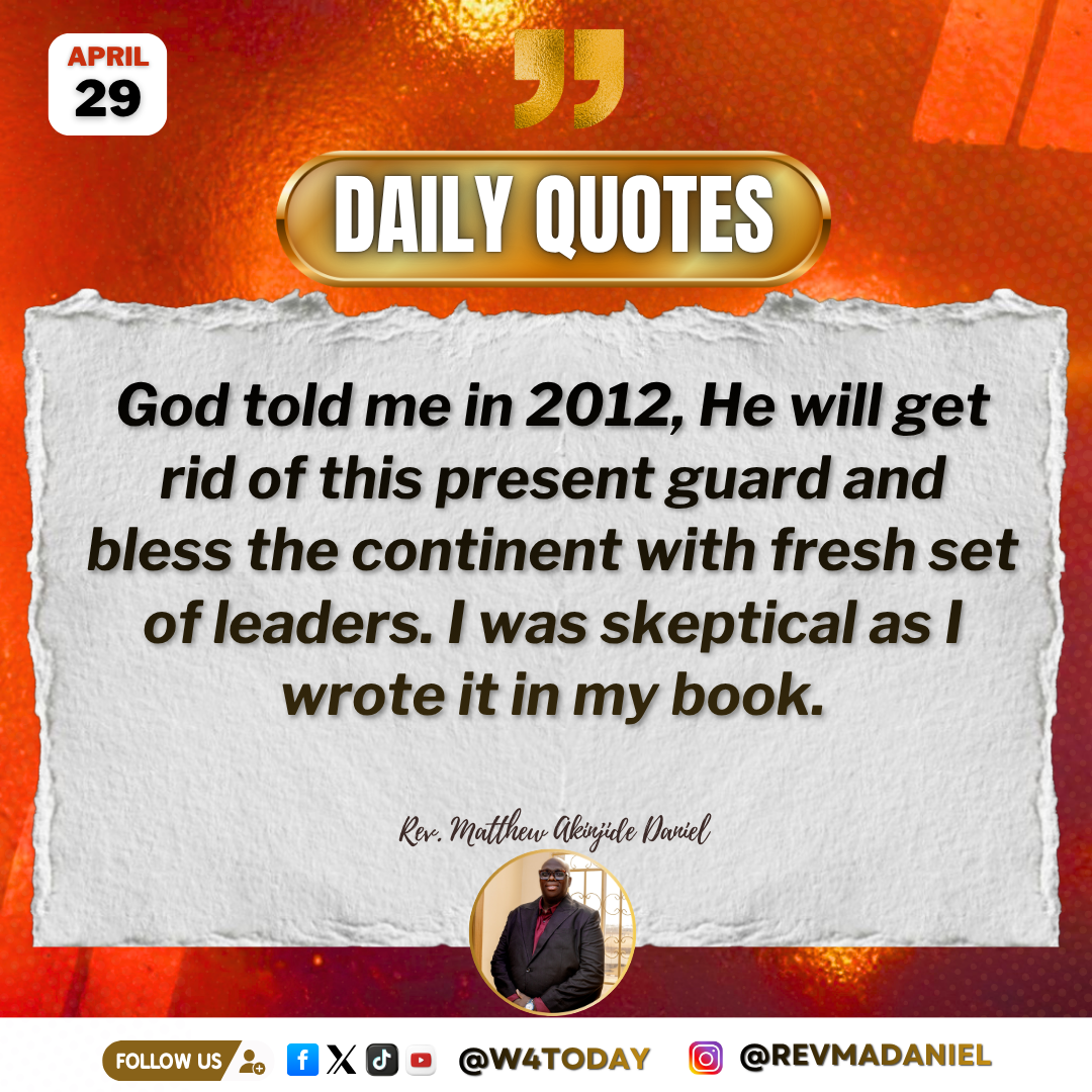 Post by Rev Jide Daniel