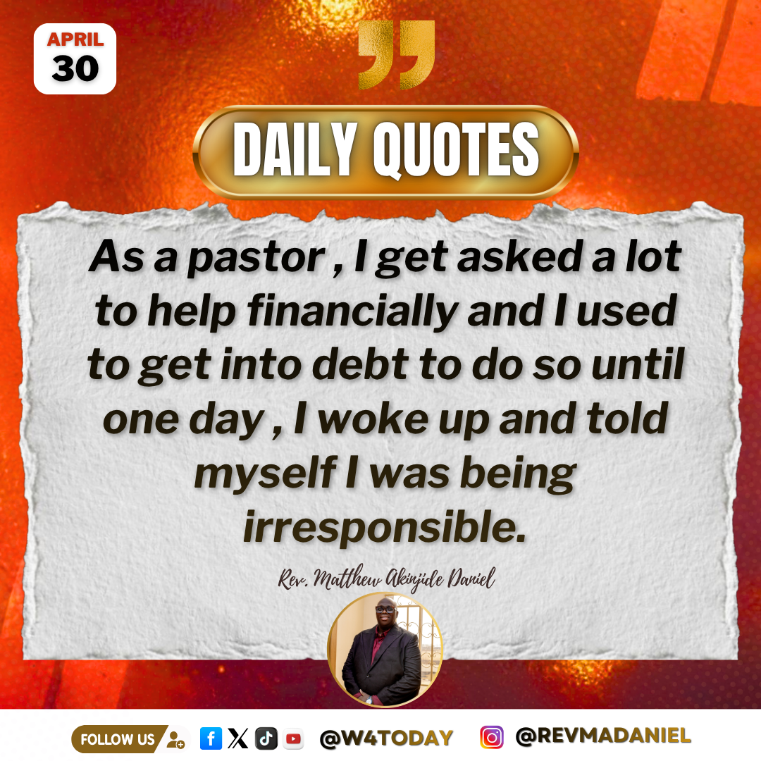 Post by Rev Jide Daniel