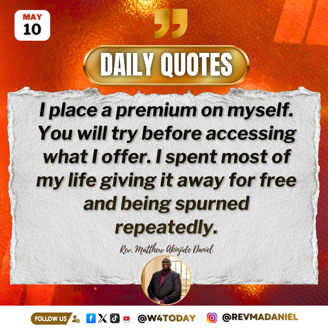 Post by Rev Jide Daniel