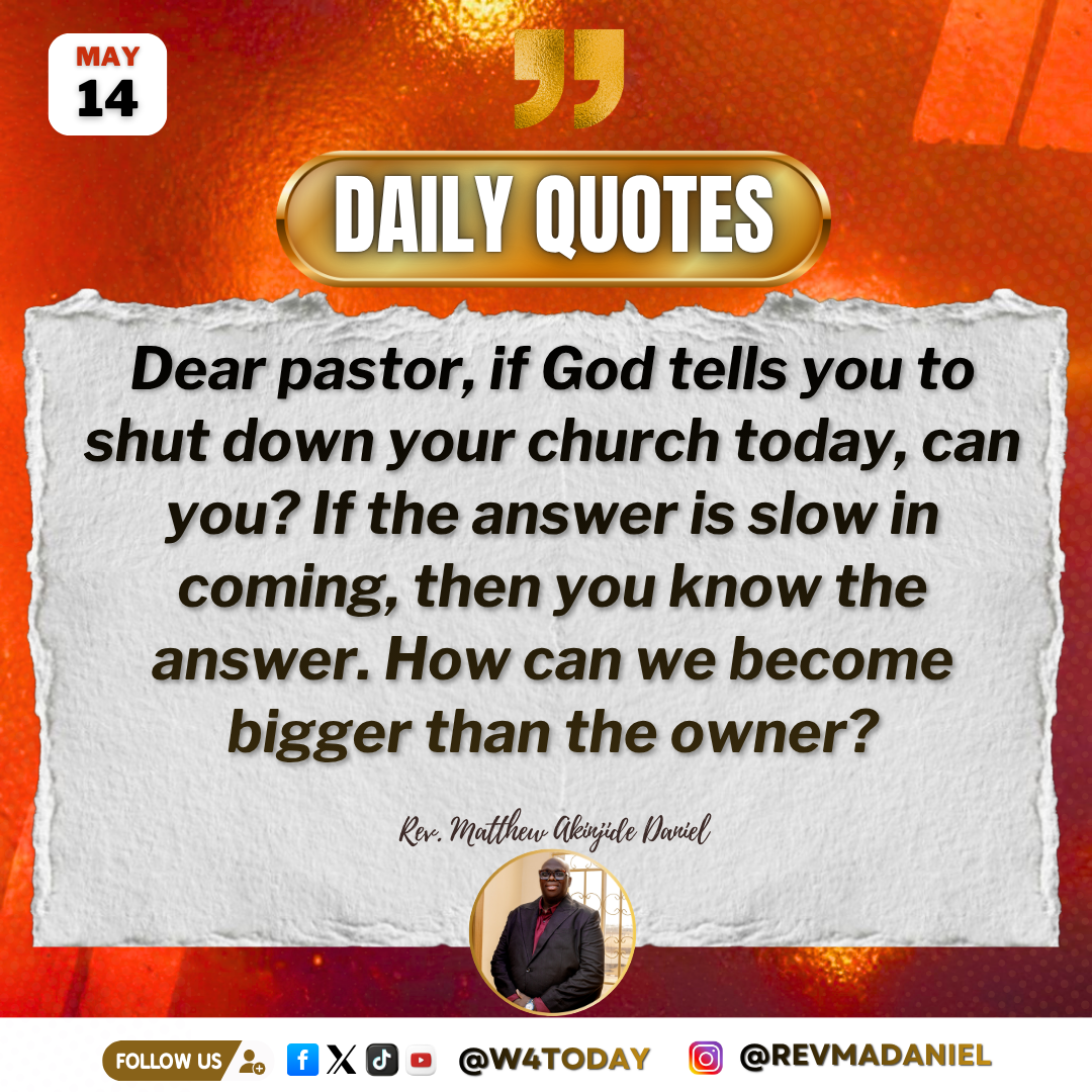 Post by Rev Jide Daniel