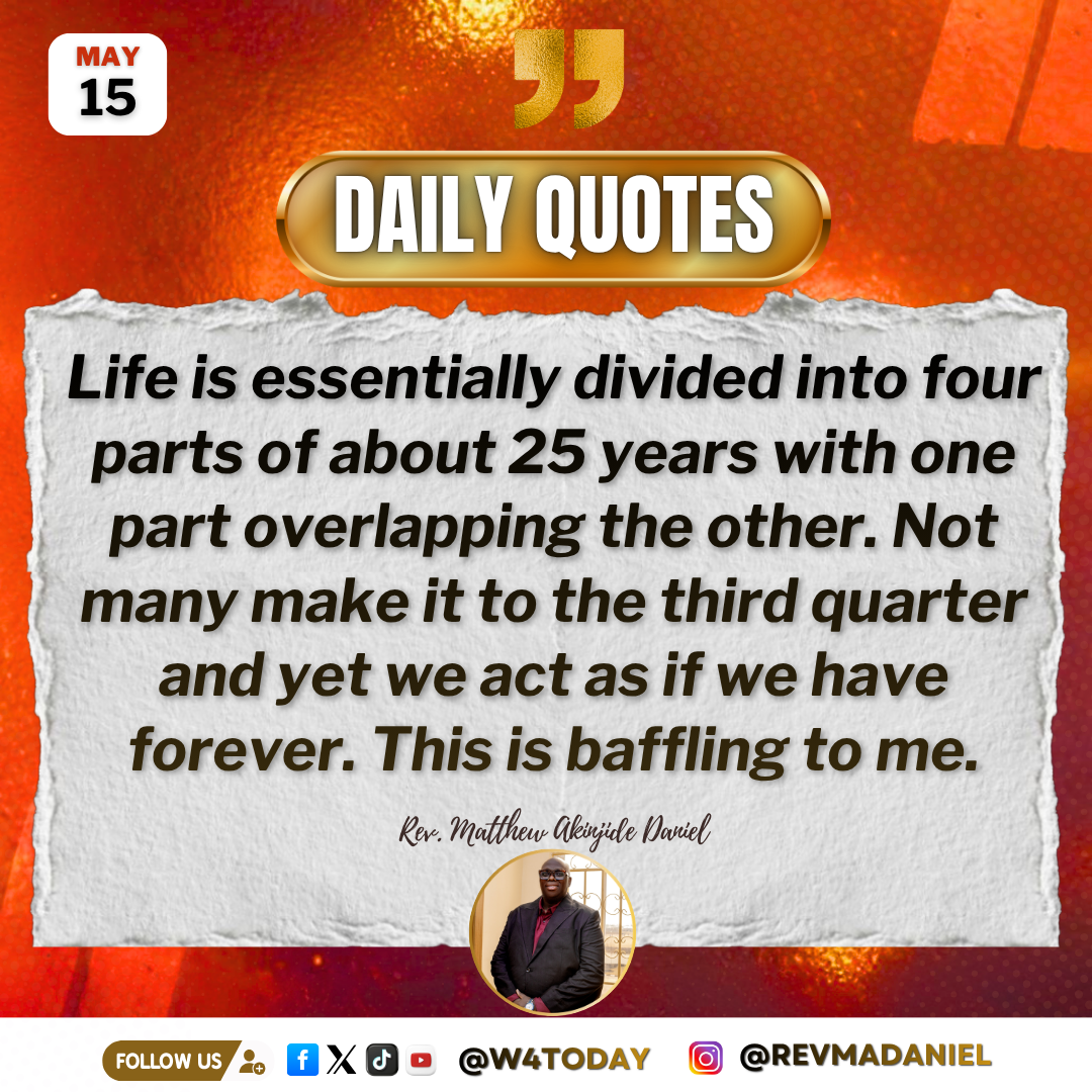 Post by Rev Jide Daniel