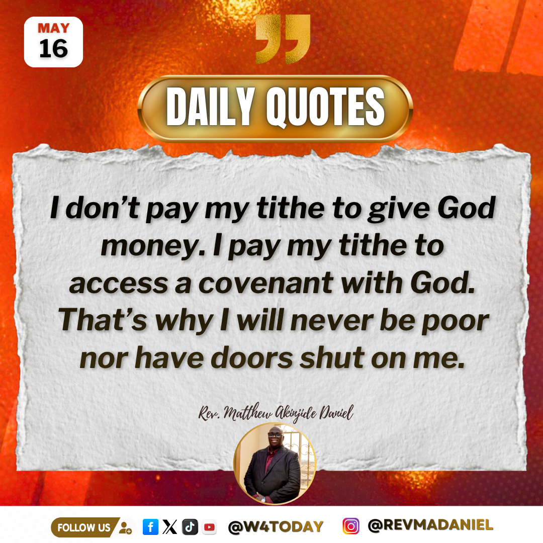 Post by Rev Jide Daniel