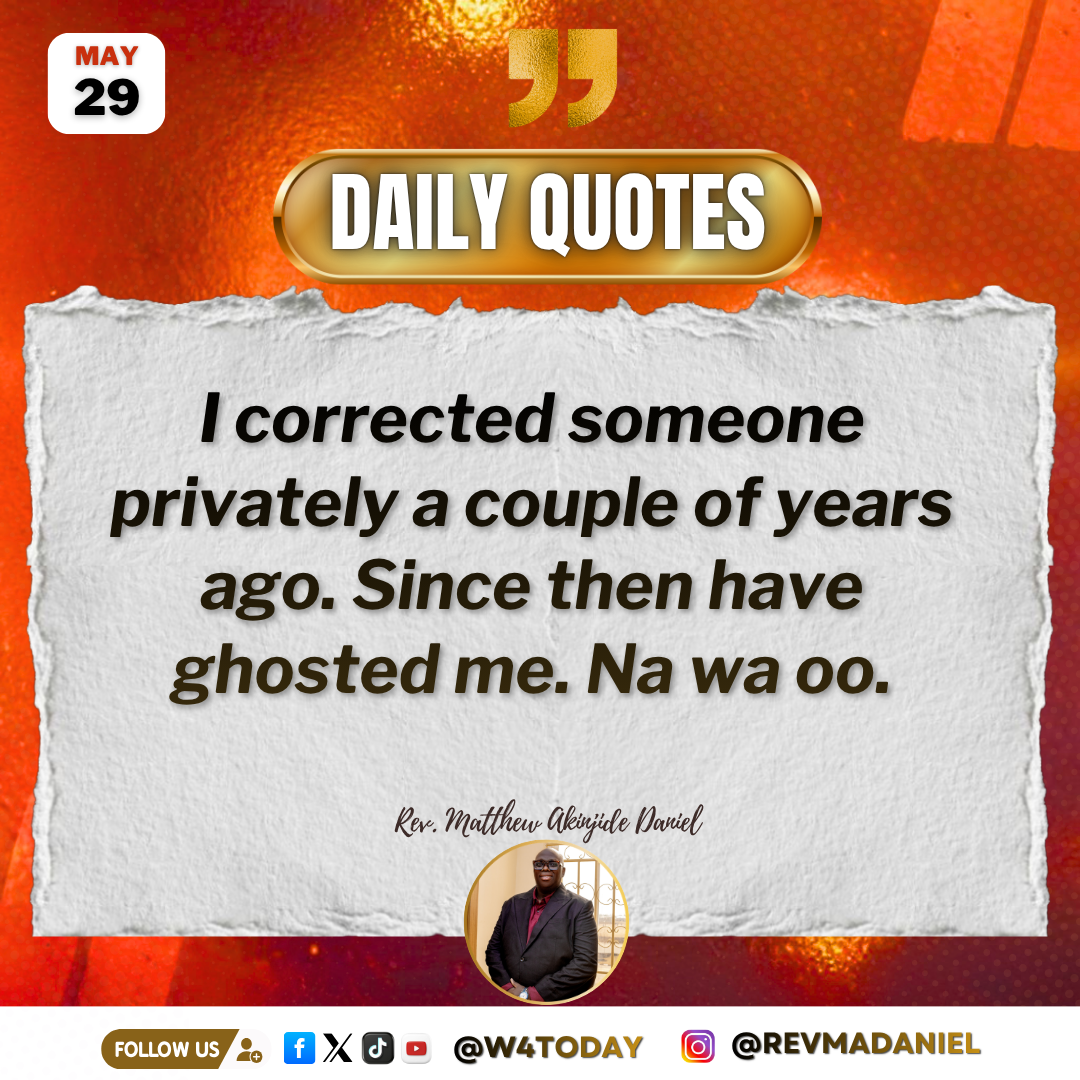 Post by Rev Jide Daniel