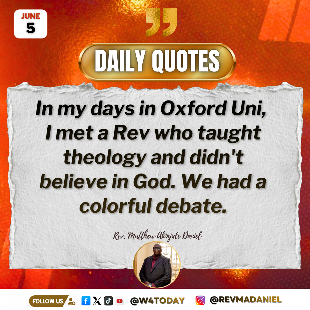 Post by Rev Jide Daniel