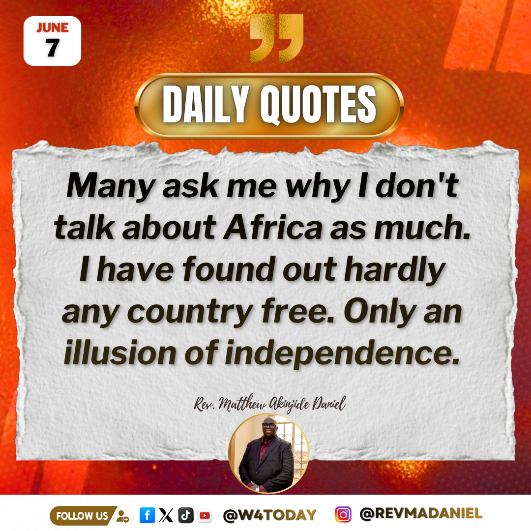 Post by Rev Jide Daniel
