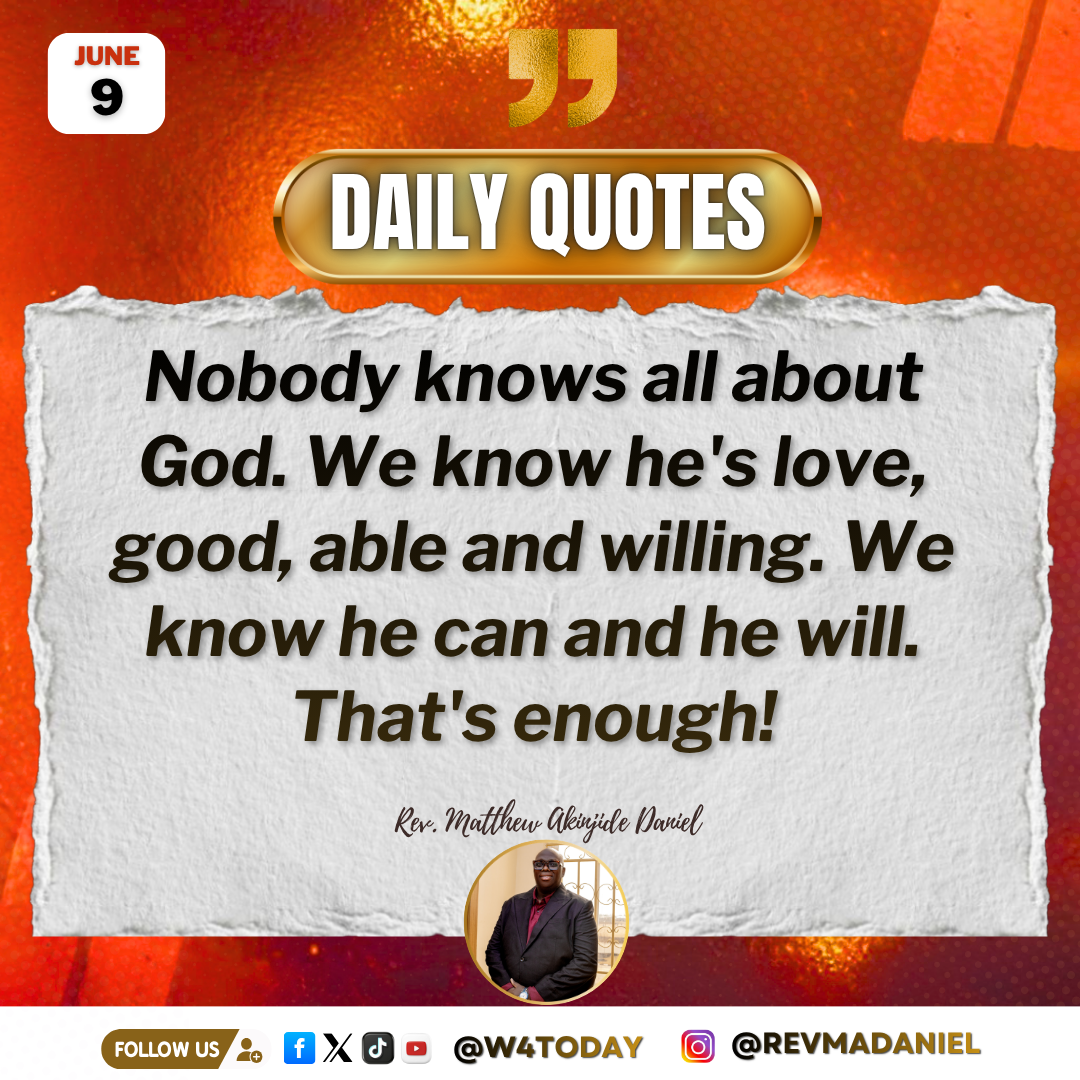 Post by Rev Jide Daniel