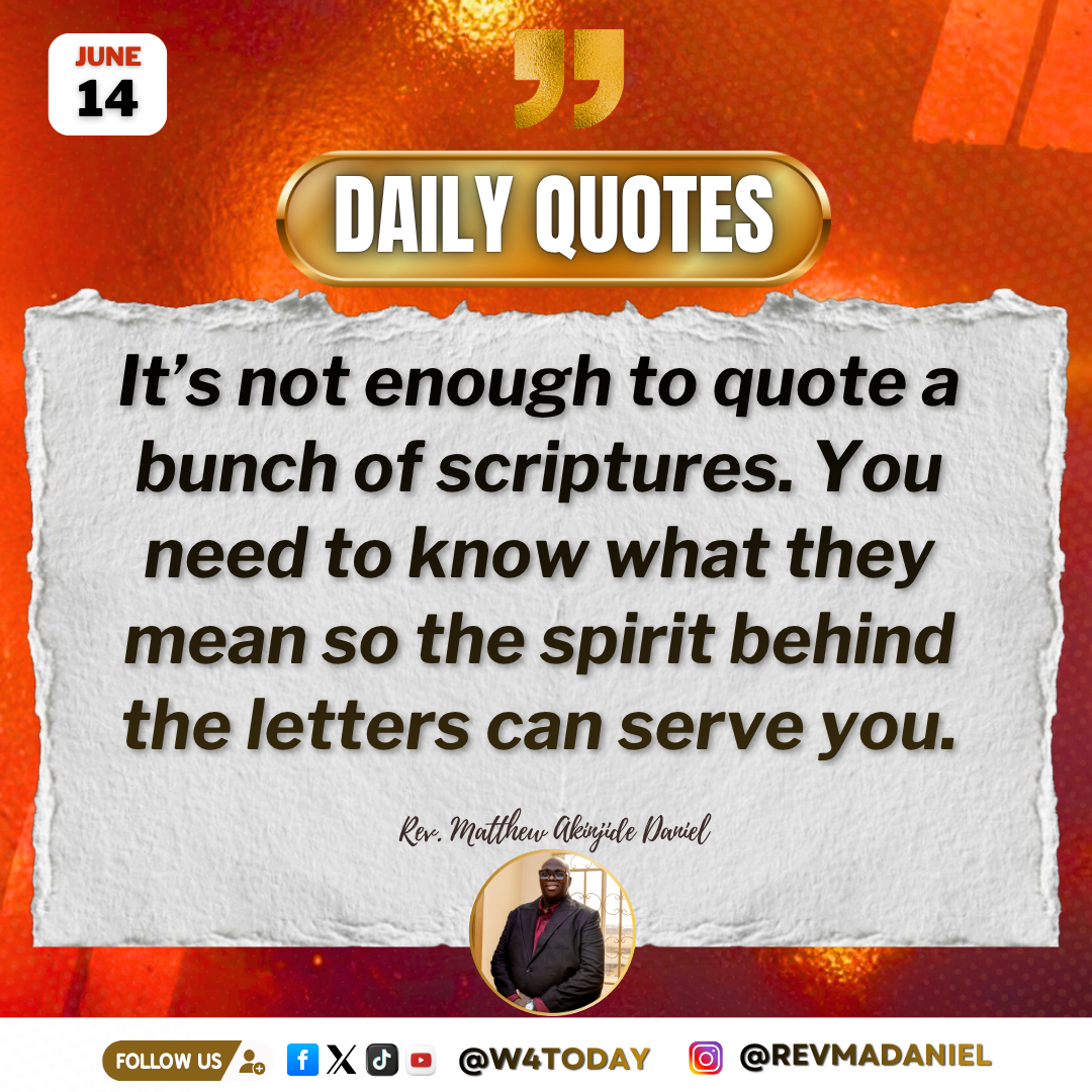 Post by Rev Jide Daniel